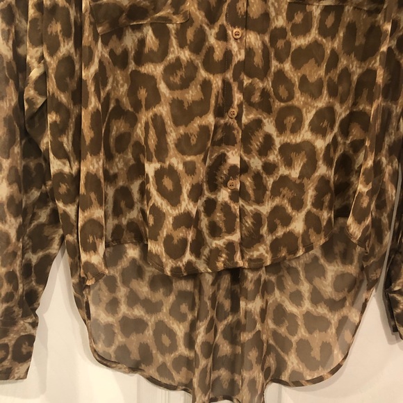 Free People Button up V-Neck Blouse - Picture 3 of 7